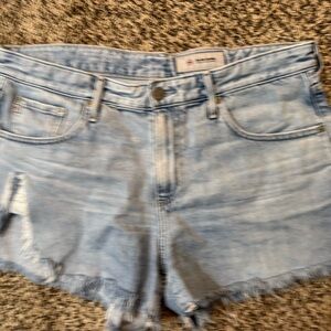 AG Adriano Goldschmied Light Wash Jean Shorts